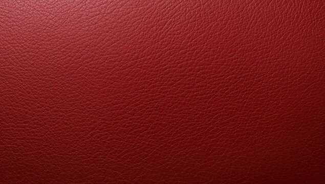 Background texture of red fine leather