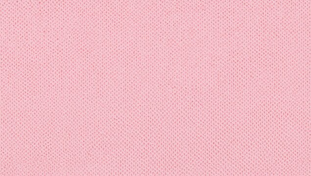 Knitted sweater with pink melange pattern and empty area for text