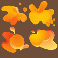abstract orange background