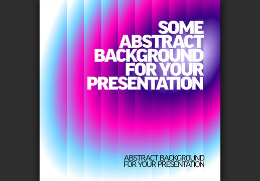 Vibrant Abstract Gradient Stripes Background for Presentation