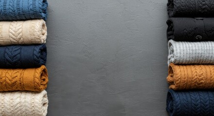 Cozy winter knitwear collection display for boxing day promotions and holiday shopping inspiration