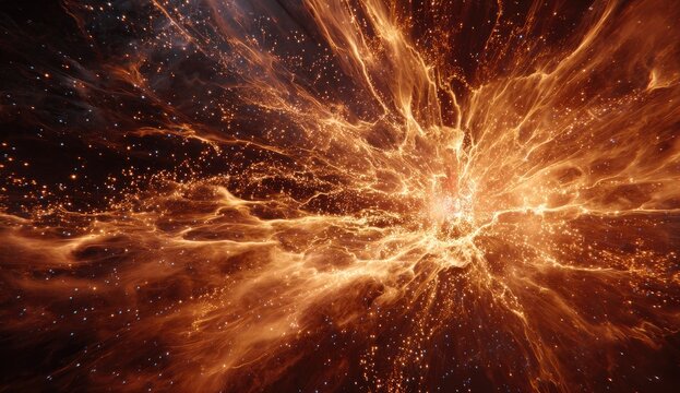Fiery cosmic explosion (1) - Powered by Adobe