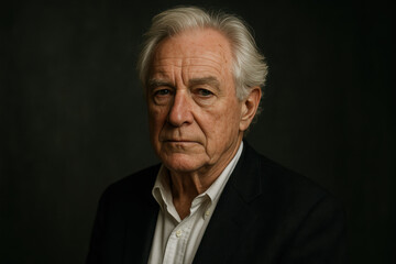 Portrait of an Elderly Man in a Suit