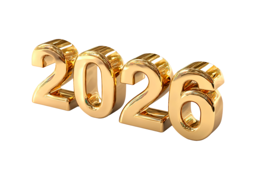 Golden 2026 new year celebration theme for event and decor design