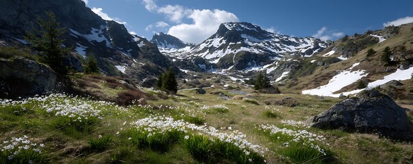 view of the mountains