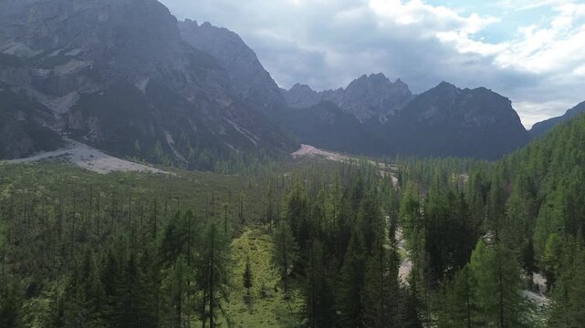 view of the mountains