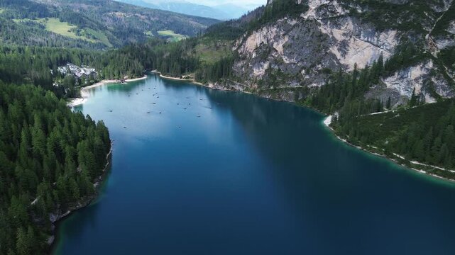 lake in the mountains