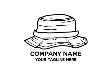 round hat outline logo