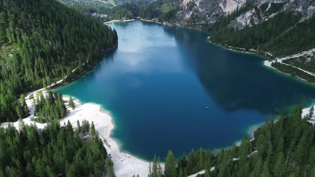 lake in the mountains