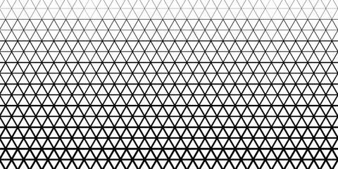 Abstract triangle geometric pattern background. Triangular Half Tone Texture. Minimal Style Dynamic Technology Wallpaper which is currently popular. Vector illustration for cover, poster, paper, web. 