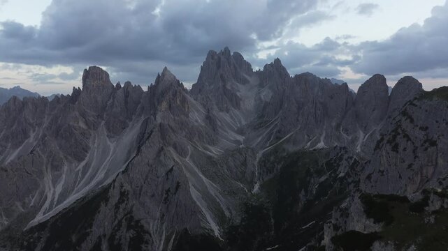 clouds over mountains