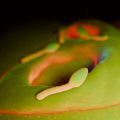 Clostridium Tetani Bacterium Microscopic 3D Render