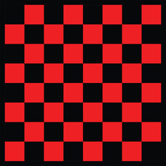 Chess Board black and Red vector.eps