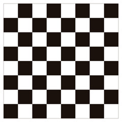 Fototapeta premium Chess Board black and white vector.eps