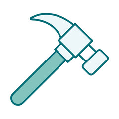 Hammer Icon for Web and Graphic Design