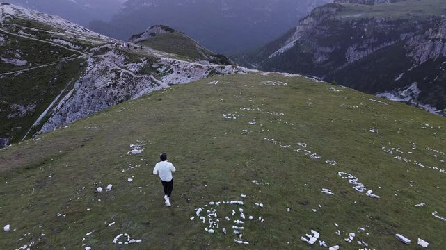 mountain landscape in the alps