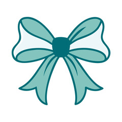 Large Decorative Ribbon Bow Icon for Web and Graphic Design