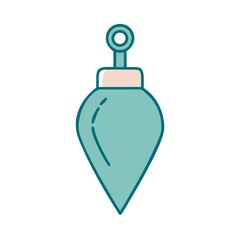 Plumb Bob Tool Icon for Web and Graphic Design