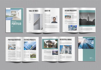 Architecture Portfolio Template Design