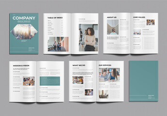 Company Profile Brochure Template Design