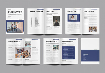 Employee Handbook Template Design