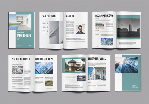 Architecture Portfolio Template Design