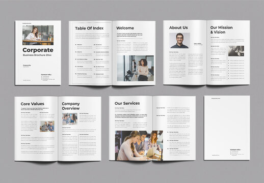 Corporate Business Brochure Template Design