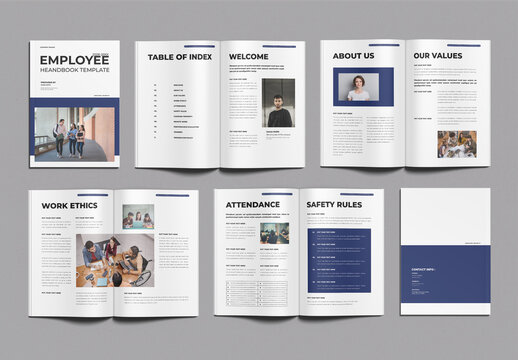 Employee Handbook Template Design