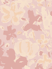 Beautiful floral pattern, suitable for textile, packaging, Daisy flowers, bellflowers, leaves, white background. Floral illustration. Vector seamless pattern. Botanical design. Meadow nature plants