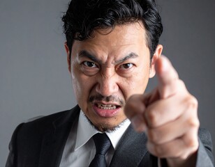 怒るサラリーマン