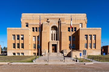Fototapeta premium Cottle County Courthouse in Paducah, Texas