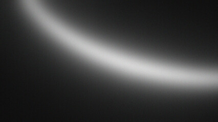 Abstract Black and White Gradient Background with Smooth Light Streak