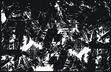 Fototapeta premium scribble shape, abstract geometric shapes on white background