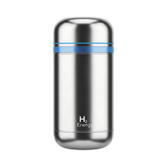 Silver hydrogen water generator isolated on transparent background for healthy life