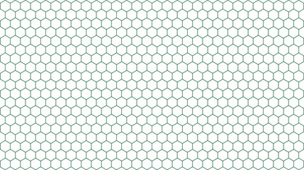 Honeycomb seamless pattern simple geometric vector background for design isolated on white