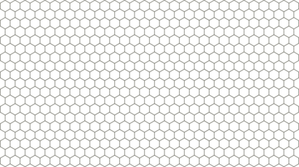 Seamless honeycomb pattern background simple geometric vector design for wallpaper fabric or web design isolated on white