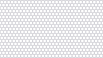 Seamless honeycomb pattern gray hexagon grid on white background vector illustration for wallpaper or design element
