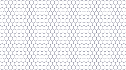 Seamless honeycomb pattern gray hexagon grid on white background vector illustration for wallpaper or design element