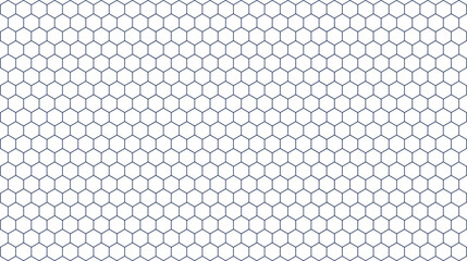Seamless geometric pattern of hexagons vector background for design and creative projects isolated on white