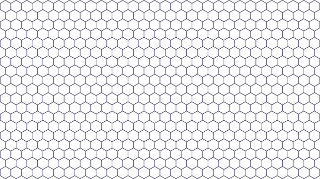 Seamless honeycomb pattern gray hexagon grid on white background vector illustration for wallpaper or design element
