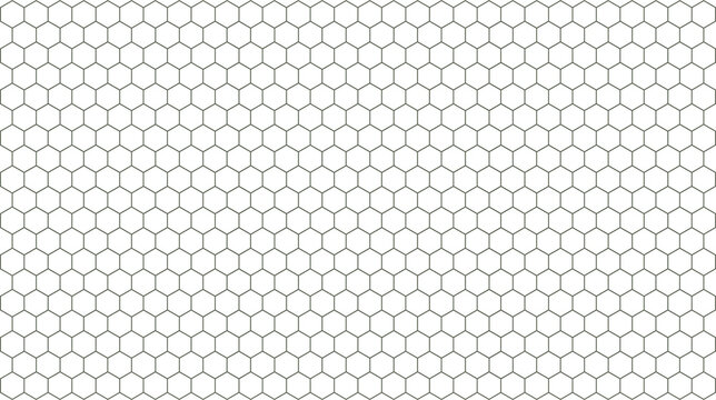 Seamless honeycomb pattern geometric vector background for wallpaper textile design or web page backdrop