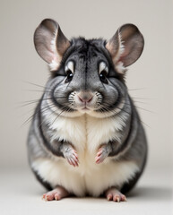 Gray Chinchilla with Soft Dense Fur