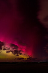 Vibrant Aurora Borealis in Night Sky