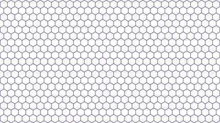Honeycomb seamless pattern geometric vector background with hexagon grid abstract texture for...