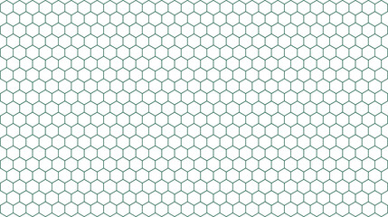 Seamless honeycomb pattern vector illustration with repeating hexagon shapes ideal for backgrounds and textures