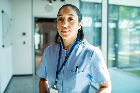 Young female nurse in a hospital