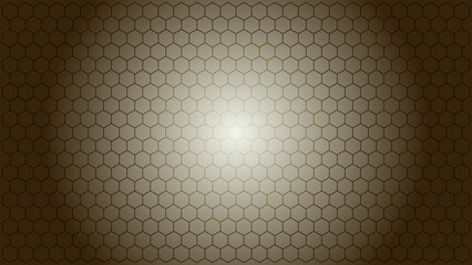 Abstract honeycomb background pattern seamless geometric texture for graphic design brown gradient...