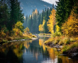 autumn in the forest