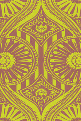 summer tropical garden floral leaves illustration background seamless pattern repeat print textile fabric vector artwork. watercolors natural 