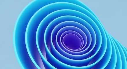 Obraz premium Abstract swirling blue and purple ripples with soft light and smooth texture
